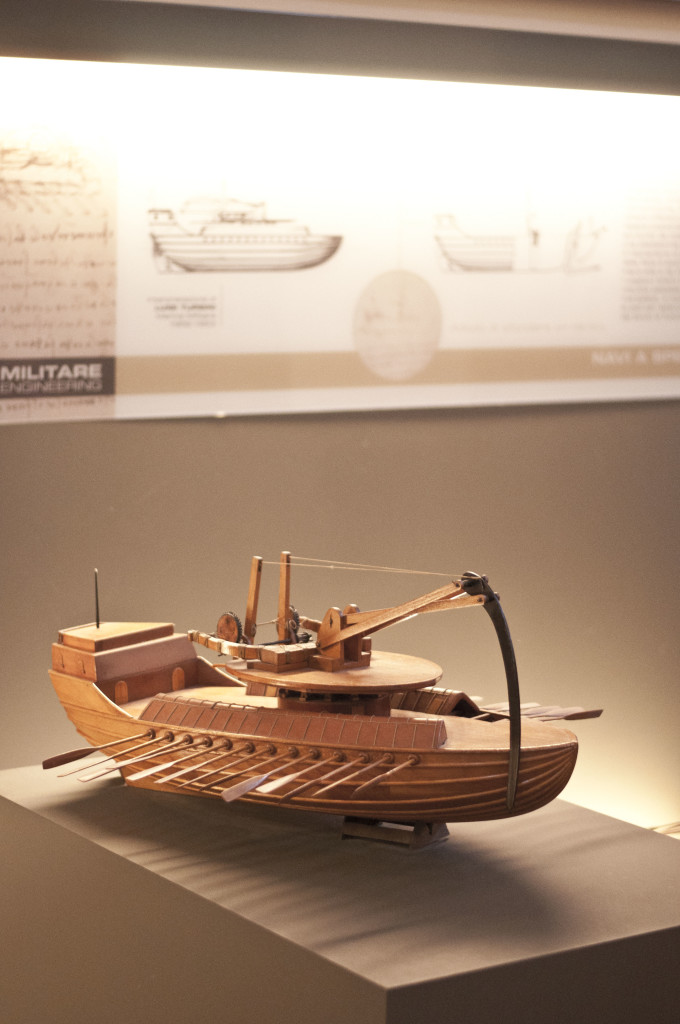 Leonardo boat replica 1-detail